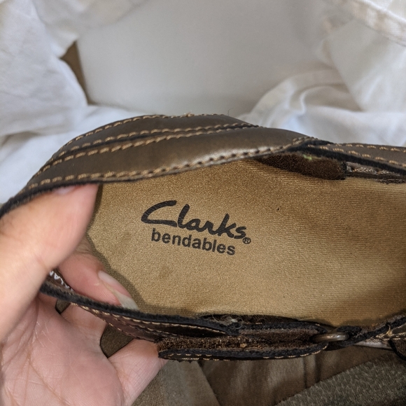 Clarks bendables leather shoes - Picture 6 of 14